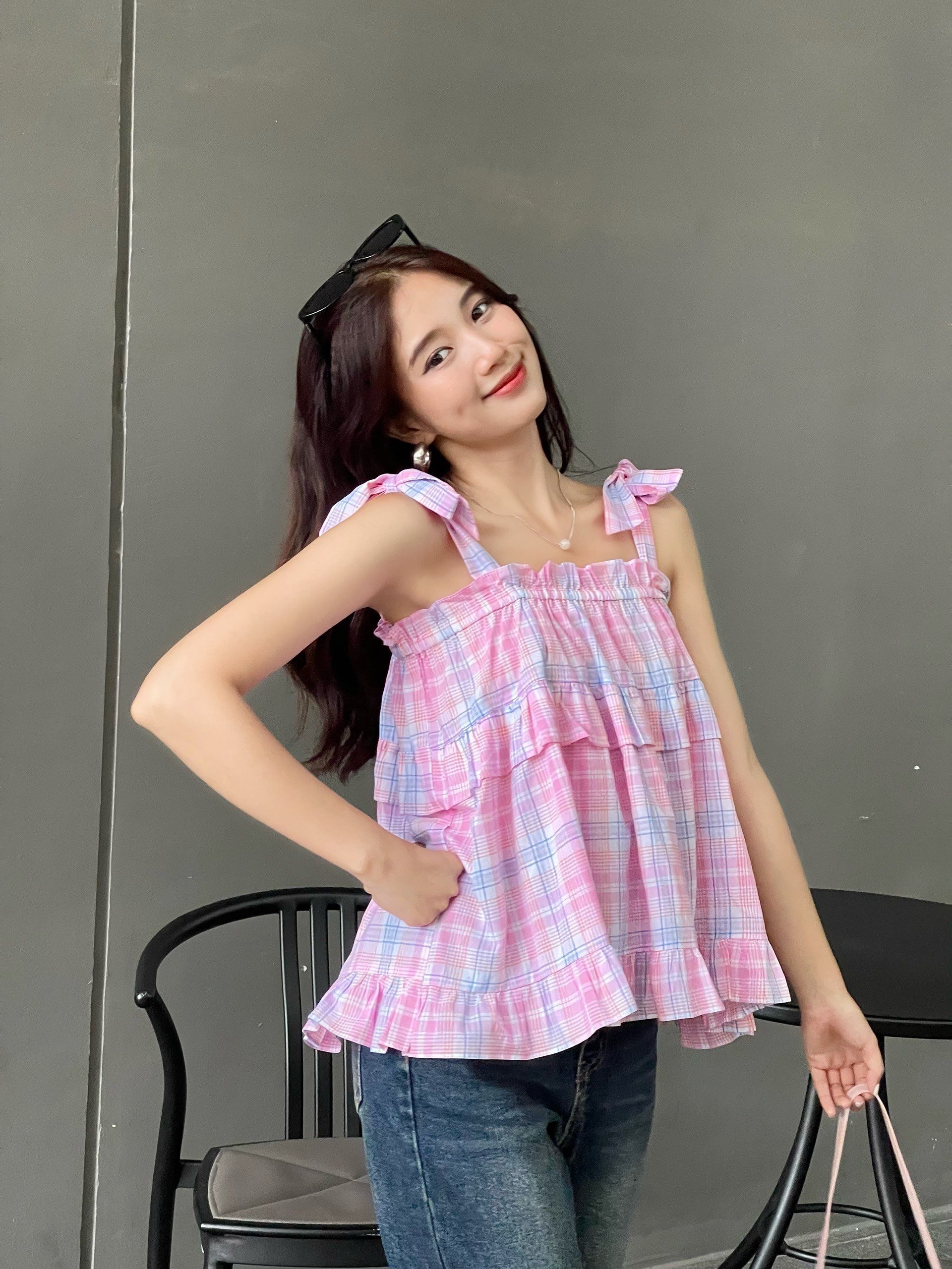 AfterBefore | Áo dây doll xoè 2 màu