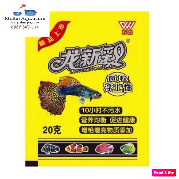 20g thức ăn cá dumbo lavender