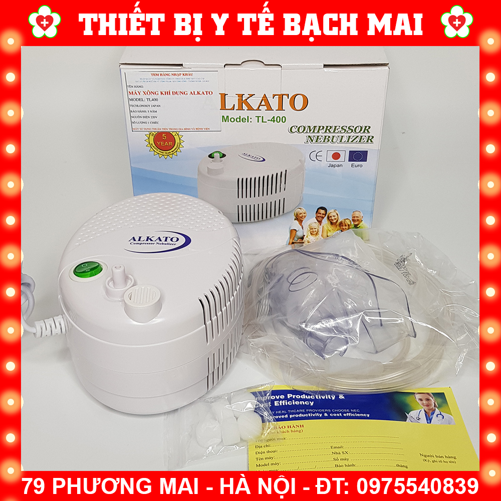 Máy Xông Mũi Họng Xông Khí Dung Alkato TL400