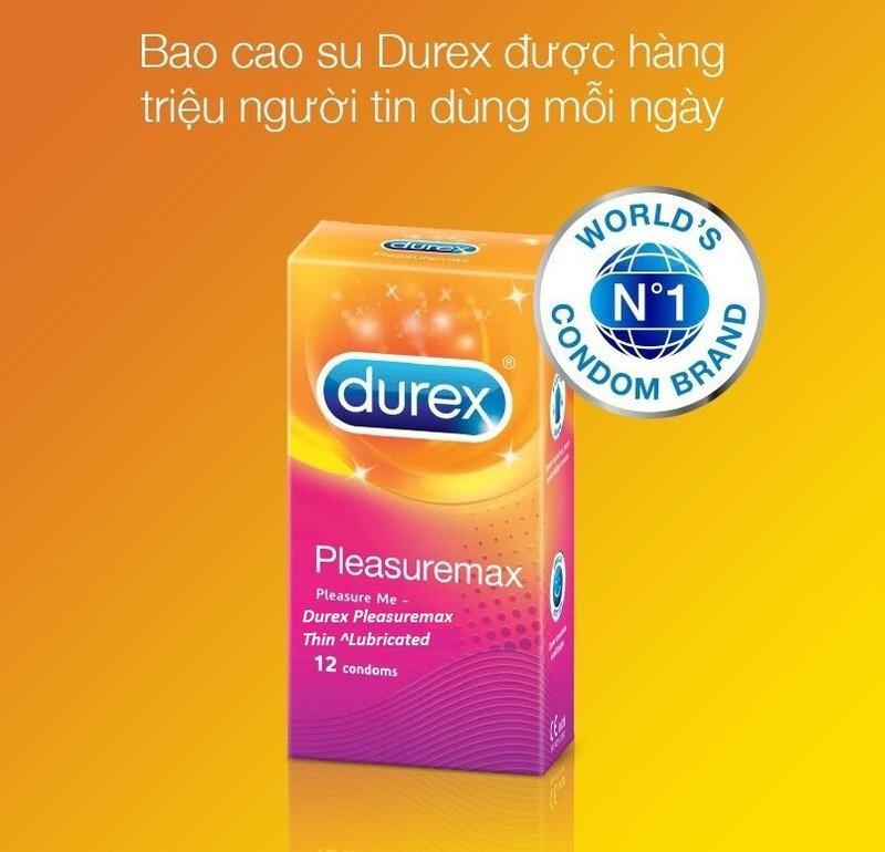 Combo 4 hộp bao cao su Durex PERFORMA+INVISIBLE+PLEASUREMAX+KINGTEX