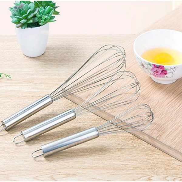Phới Lồng Đánh Trứng Cầm Tay Inox 25cm