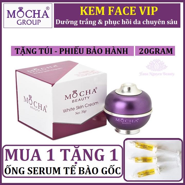 Kem dưỡng da - KEM FACE VIP MOCHA - MUA 1 TẶNG 1 ỐNG SERUM TẾ BÀO GỐC MOCHA