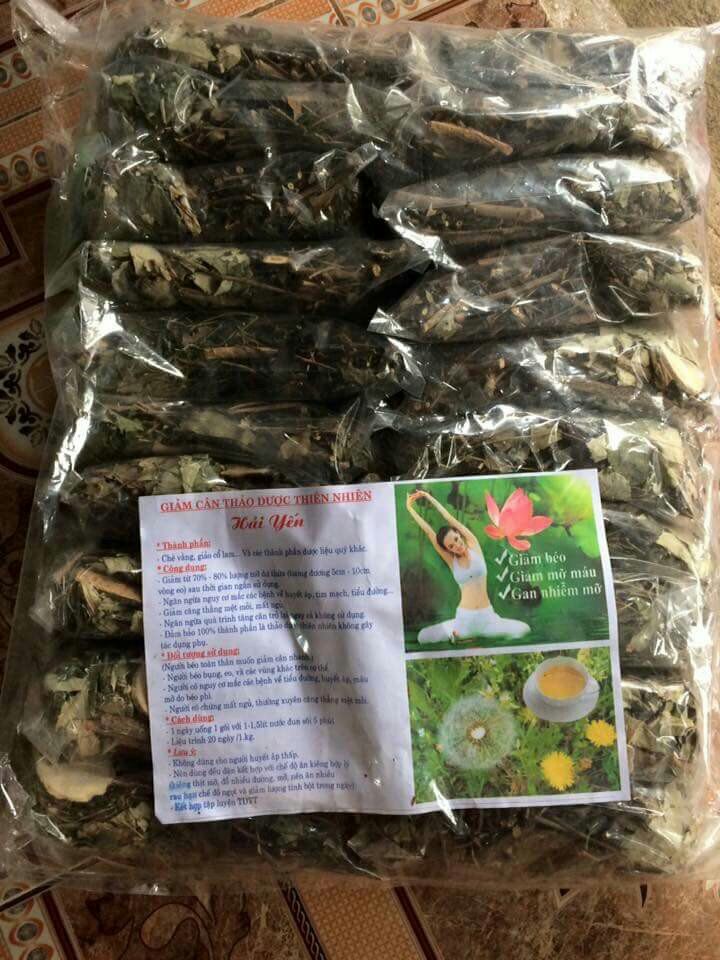1kg trà thảo dược giảm cân