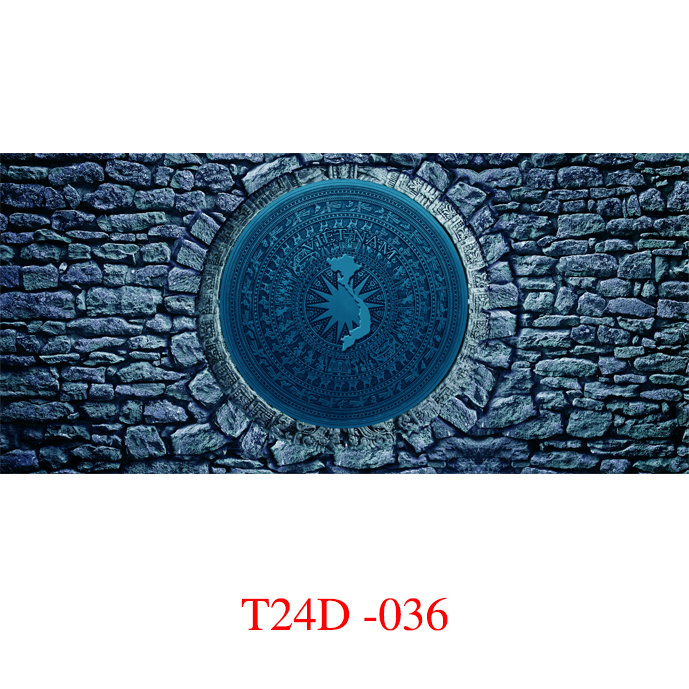 Tranh 3D Bể Cá T24D 036 Fuil Kích Thước