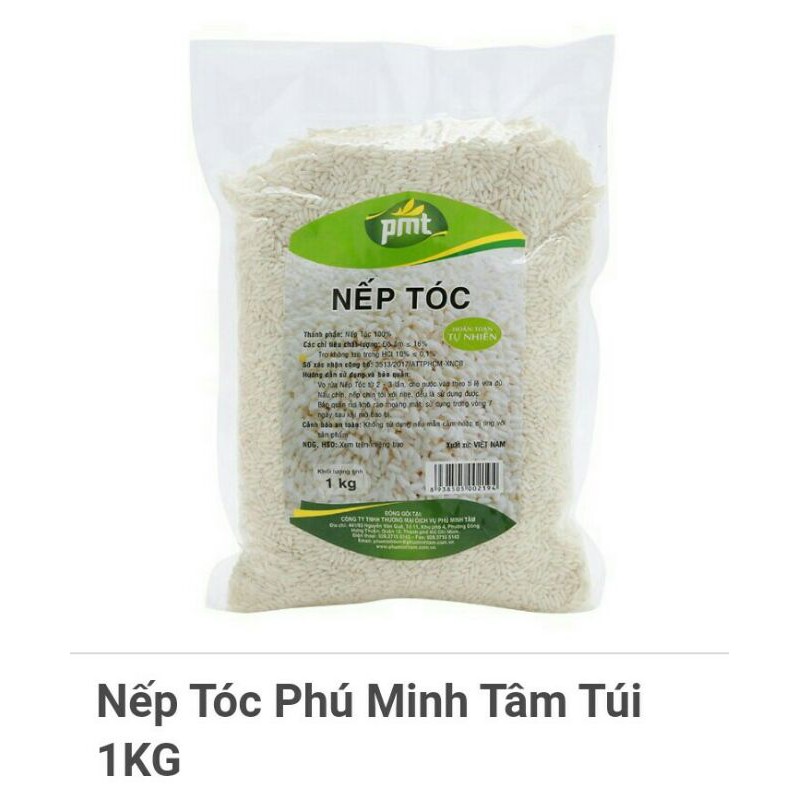 Gạo Nếp tóc Phú Minh Tâm 1kg