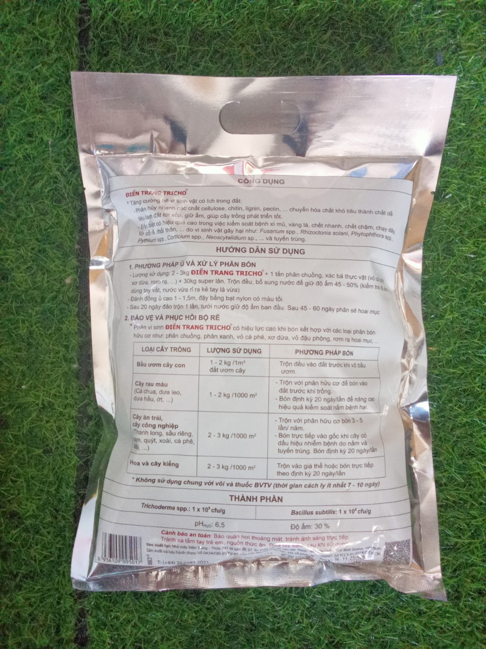Men Vi Sinh Trichoderma - Tricoderma Ủ Phân, Ủ Rác Thải Và Ủ Đậu Tương Gói 1 Kg