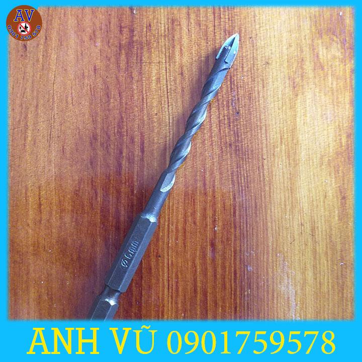 Mũi khoan ĐA NĂNG chuôi lục giác phi 6