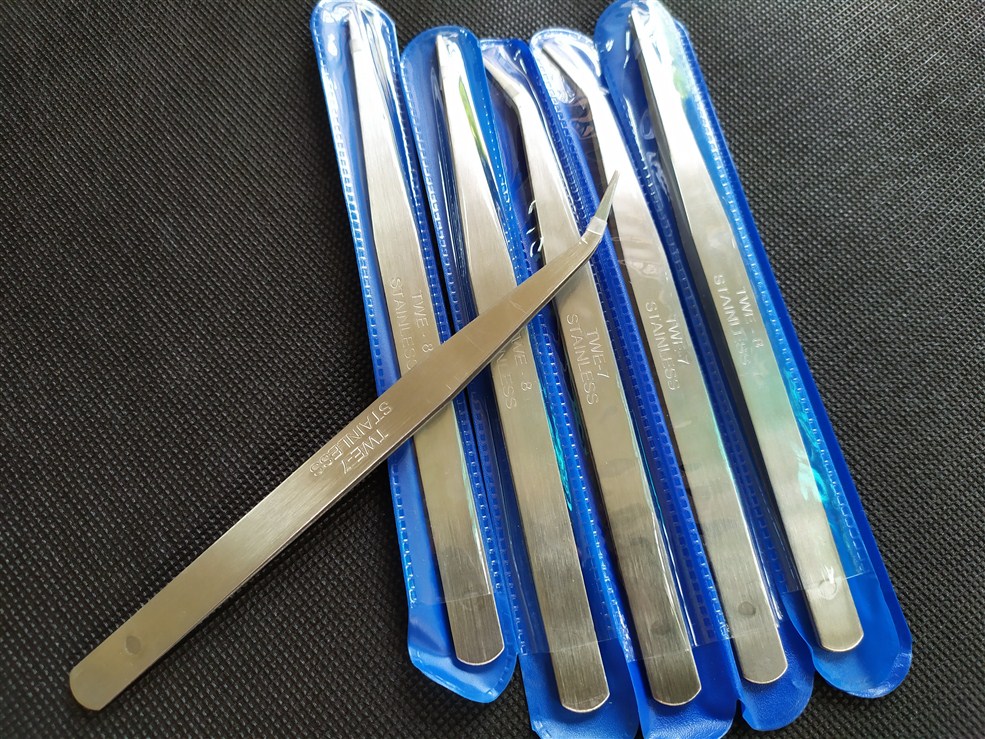 Nhíp gấp chỉ bằng thép không gỉ cong & thẳng