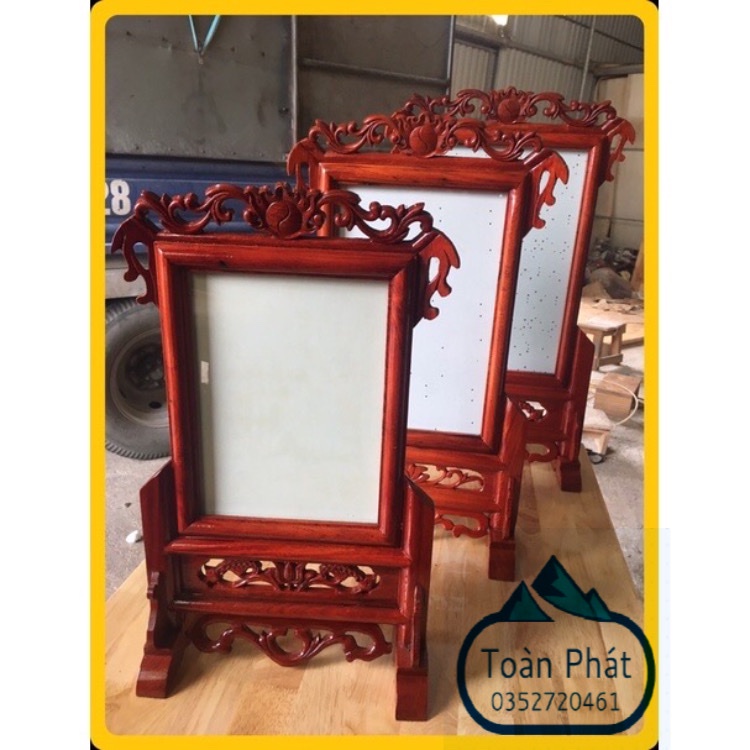 [Hàng đẹp] KHUNG ẢNH thờ gỗ hương 100%(18/24, 21/31, 25/35)