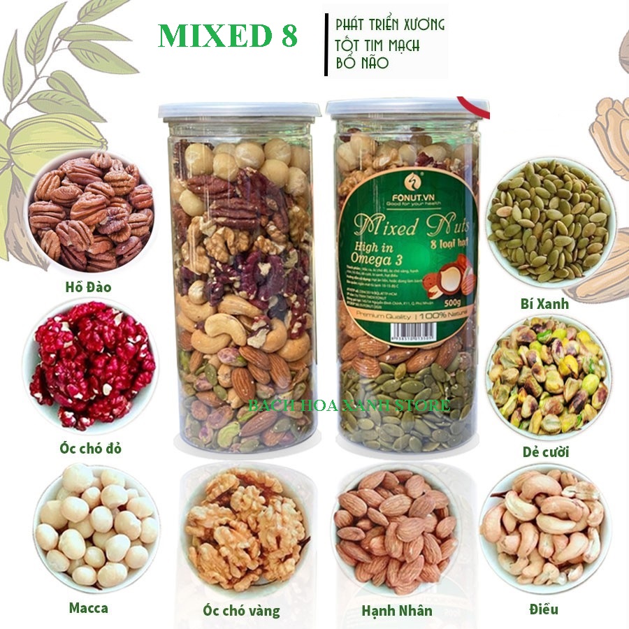 [Type 1] 8 kinds of flavor kernel fonut shell split 500gram camisole with walnut, walnut, walnut, cashew, cashew, zucchini, Red Walnut