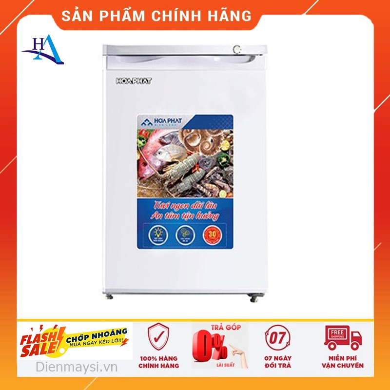 Tủ đông đứng hòa phát huf 300sr1 106 lít 4 ngăn +free ship tp.hcm,ngoài tỉnh giao có tính phí+bh 2 năm chính hãng !