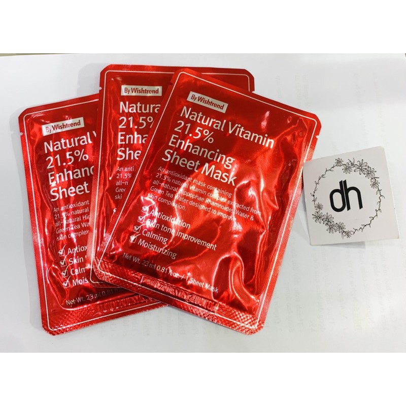 Mặt nạ giấy Natural Vitamin 21.5 Enhancing Sheet Mask