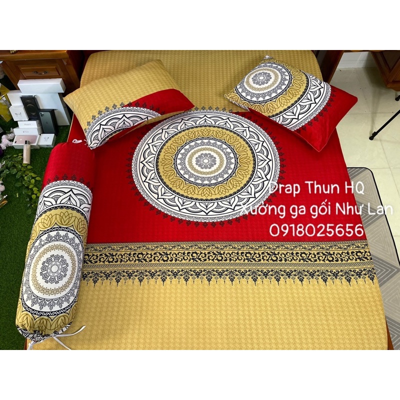 Bộ ga gối Thun Hàn Quốc giá rẽ