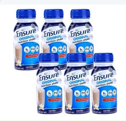 Thùng 24 chai Ensure nước Original Vani 237ml