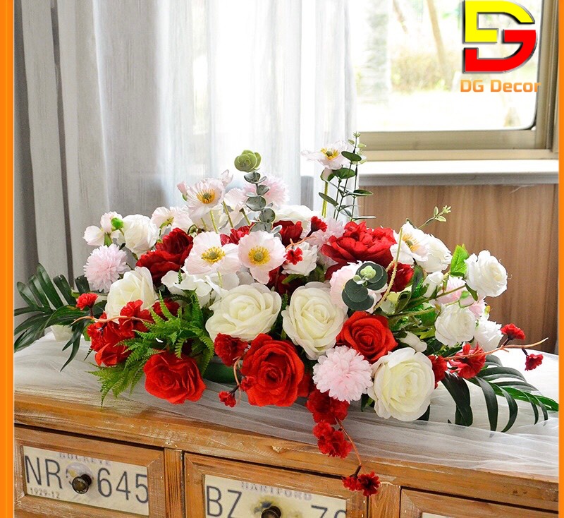Flower Basket artificial flower desktop meeting conference events wedding party long 45- 75cm dc-165