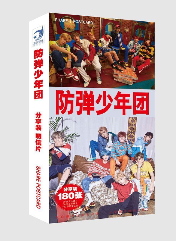 Postcard BTS (30 Postcard + 30 Lomo + 120 Hình Dán) album LOVE YOURSELF