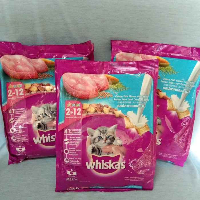 Hạt Whiskas Junior Cho Mèo Con Vị Cá Biển