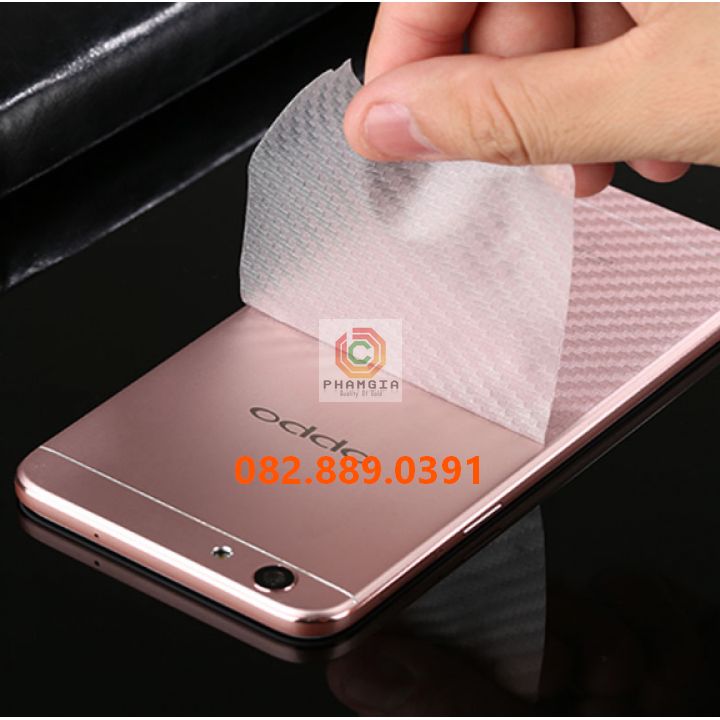 Miếng dán mặt lưng skin carbon Oppo Neo 9(A37)/ Neo 9s(A39)