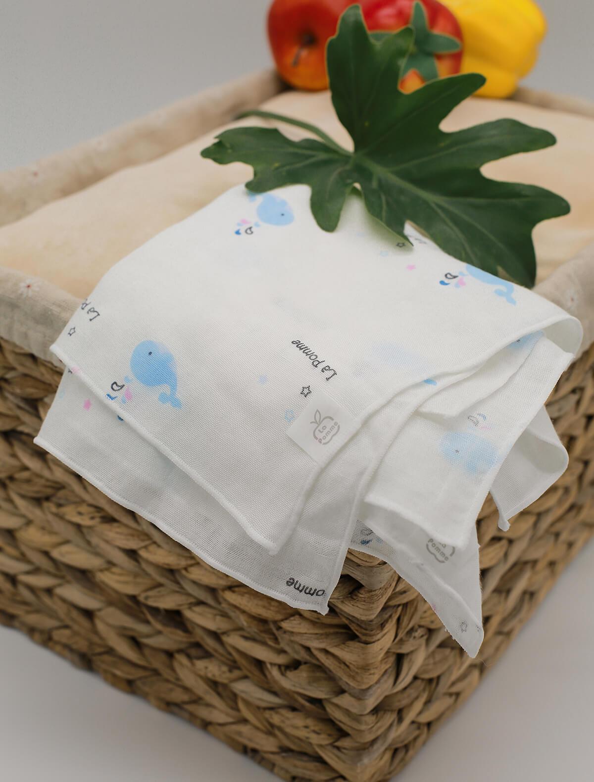 Set 2 khăn đa năng sợi tre lụa La Pomme 75 x 75 cm