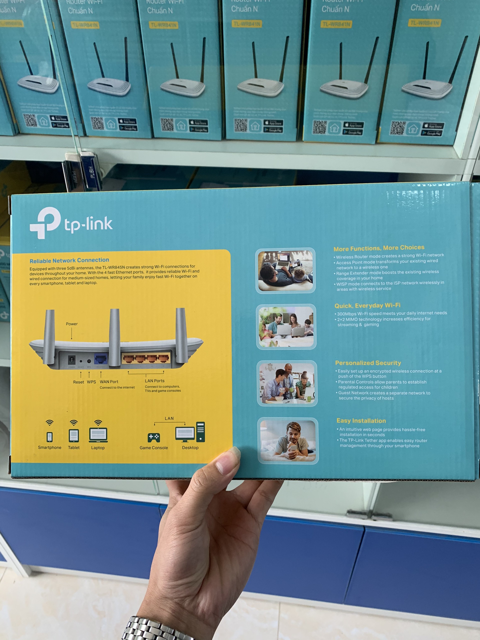 Bộ Phát WIFI TPLINK 845N CHÍNH HÃNG