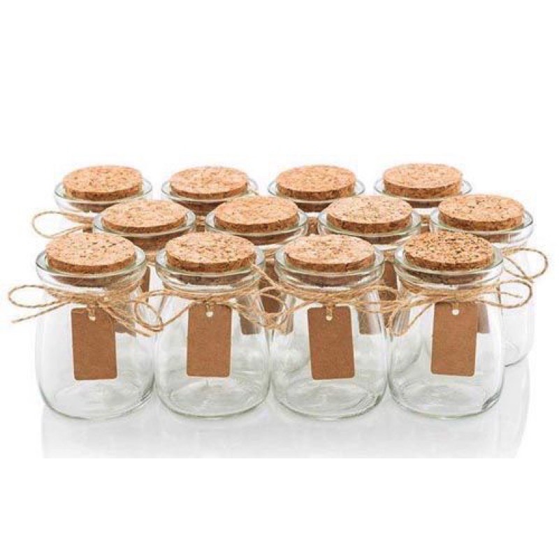 [HCM]LỌ THUỶ TINH NÚT GỖ 100ml