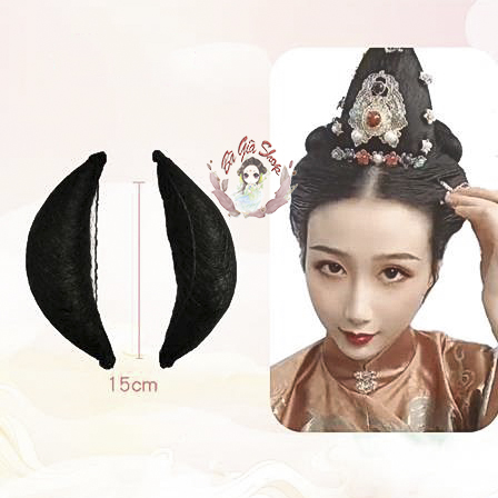 Búi tóc giả cổ trang búi cao