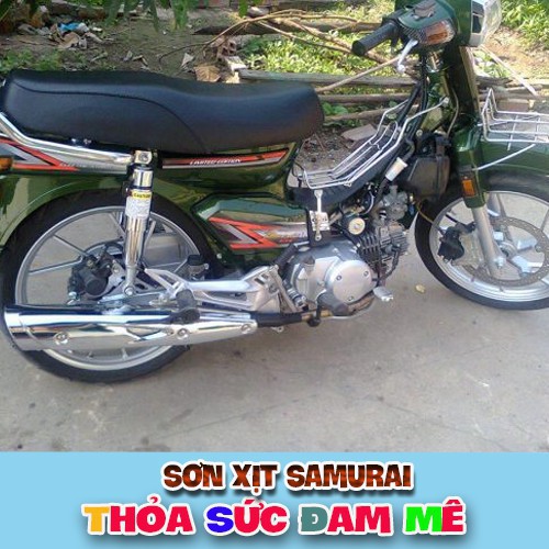 [HCM]162 _ Sơn xit Samurai 162 màu xanh lá cây