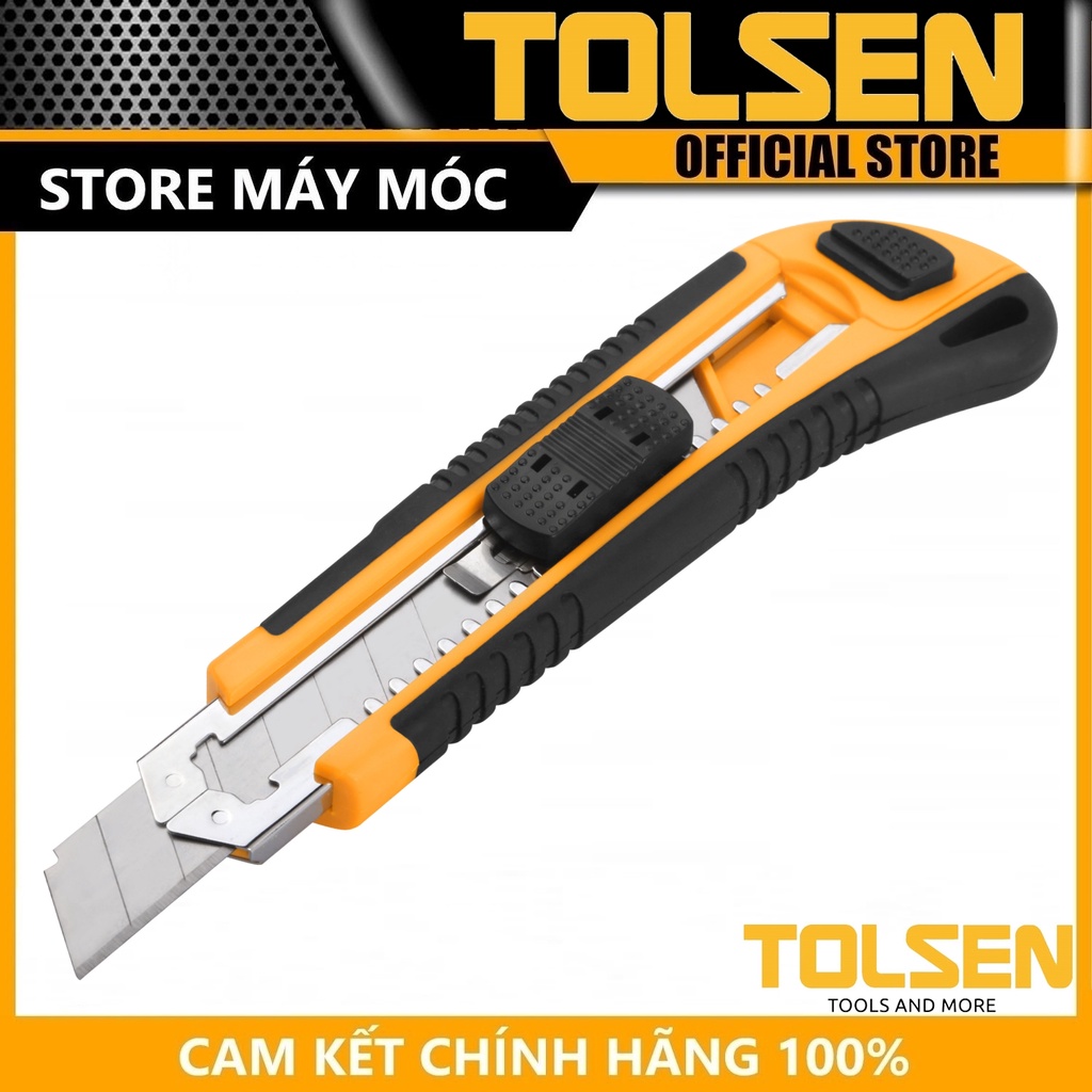 Dao rọc giấy 18*100mm tolsen 30003 - hàng chính hãng