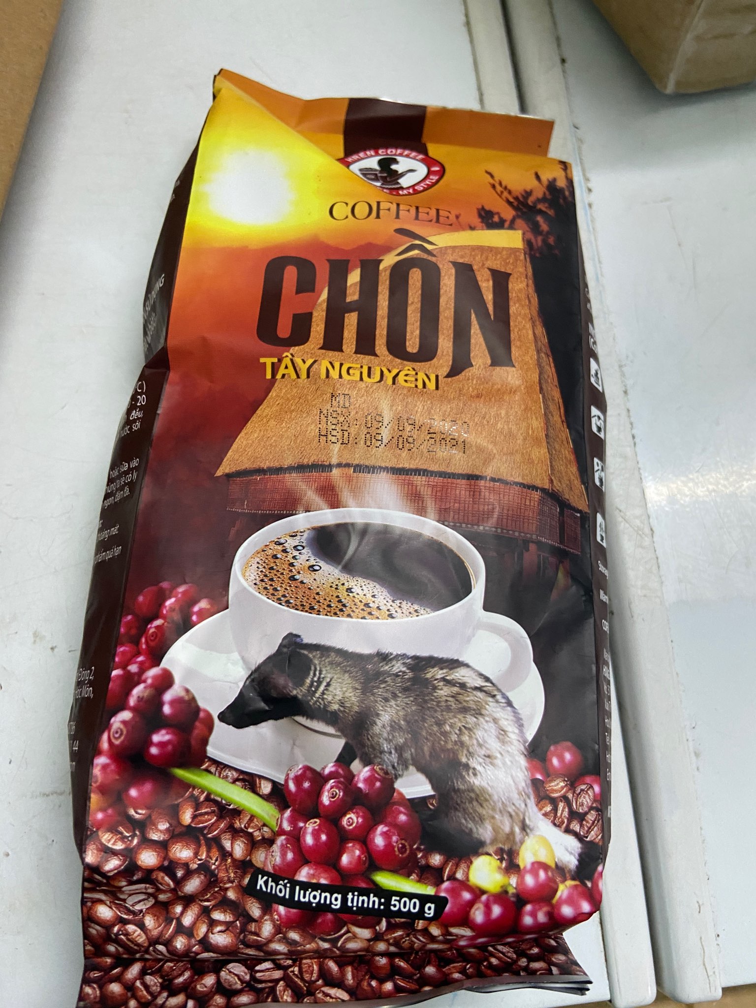 Combo 2 bịch Cà phê Chồn tây Nguyên( 1kg)