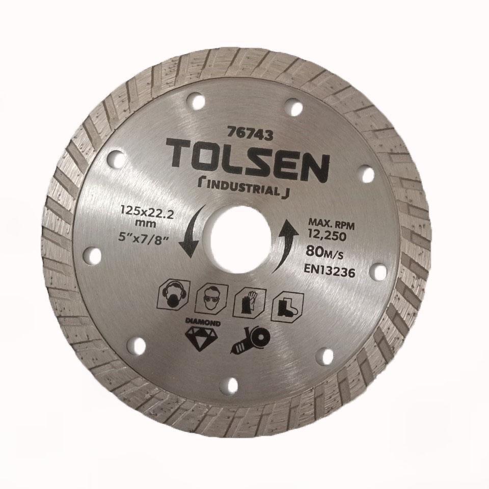 Đĩa cắt gạch kim cương tolsen 76743- 125x22.2mm