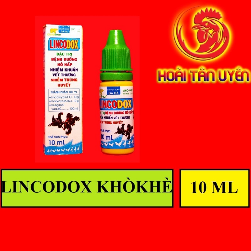 LINCODOX 10 ml hô hấp, nhiễm khuẩn vết thương, nhiễm trùng huyết