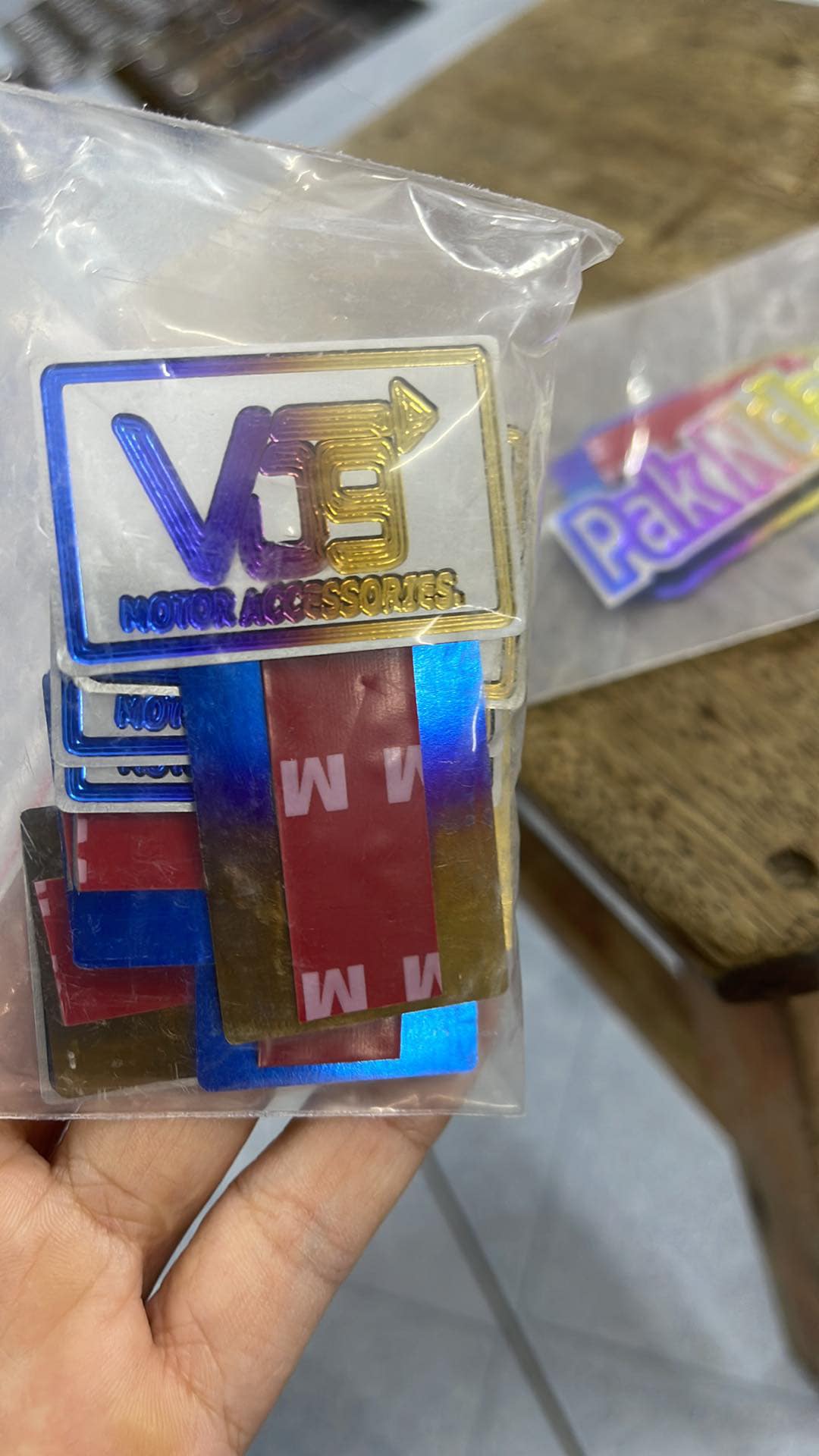 10pcs Logo Design Titanium