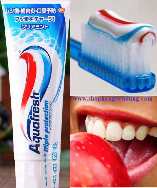 [HCM]Kem Đánh Răng Aquafresh fresh&minty 100g - Anh Quốc