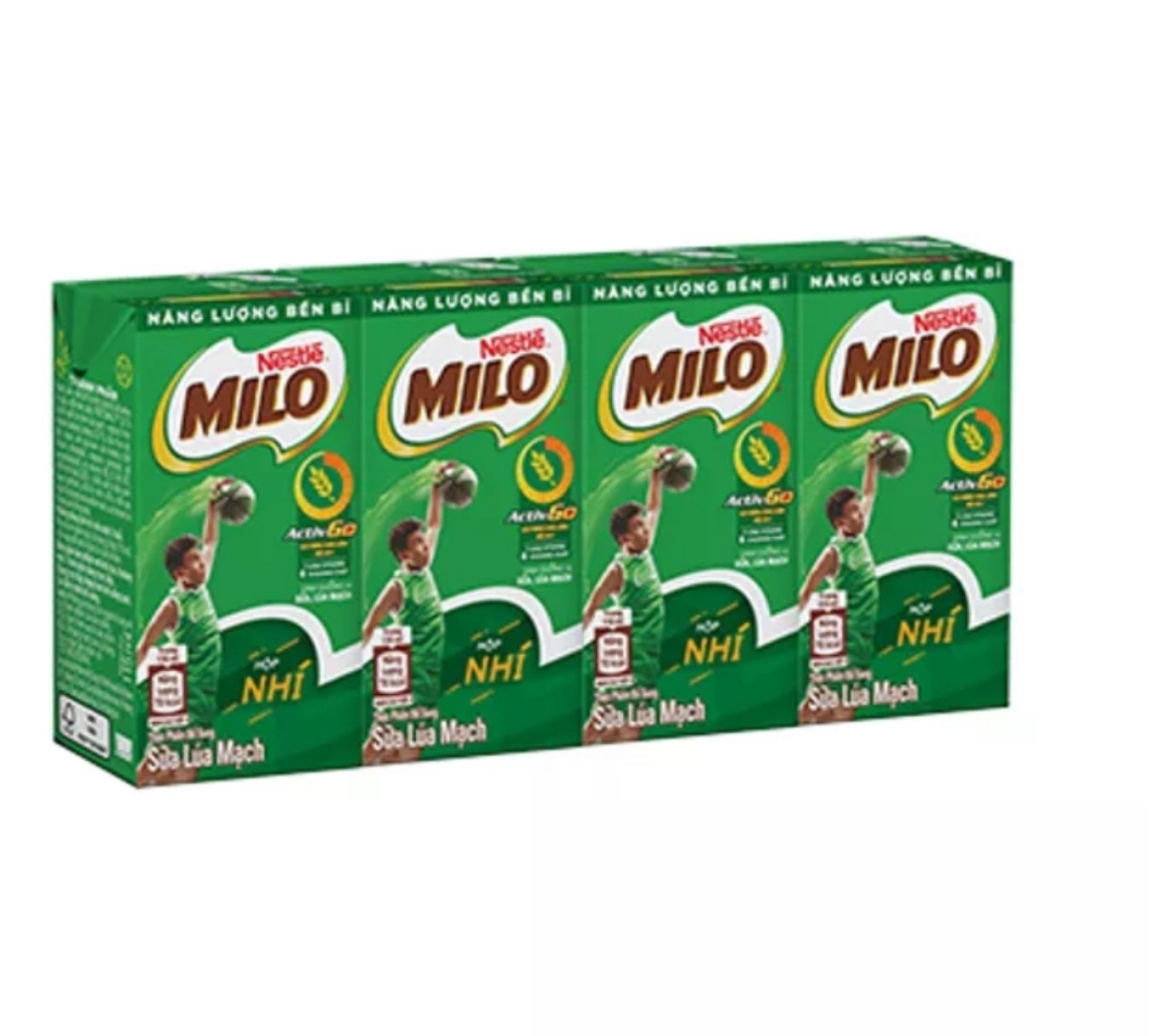 (HCM) LỐC 4 HỘP SỮA LÚA MẠCH UỐNG LIỀN MILO 115ML/HỘP