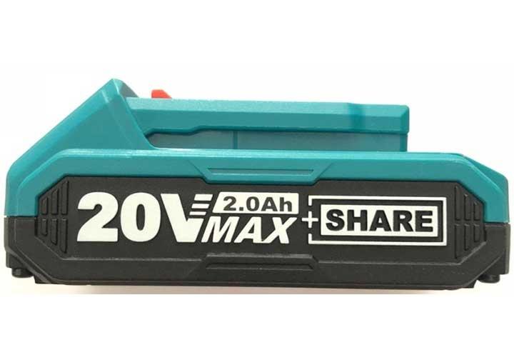 Bộ pin sạc Lithium Li-ion Total TFBLI2001 20V