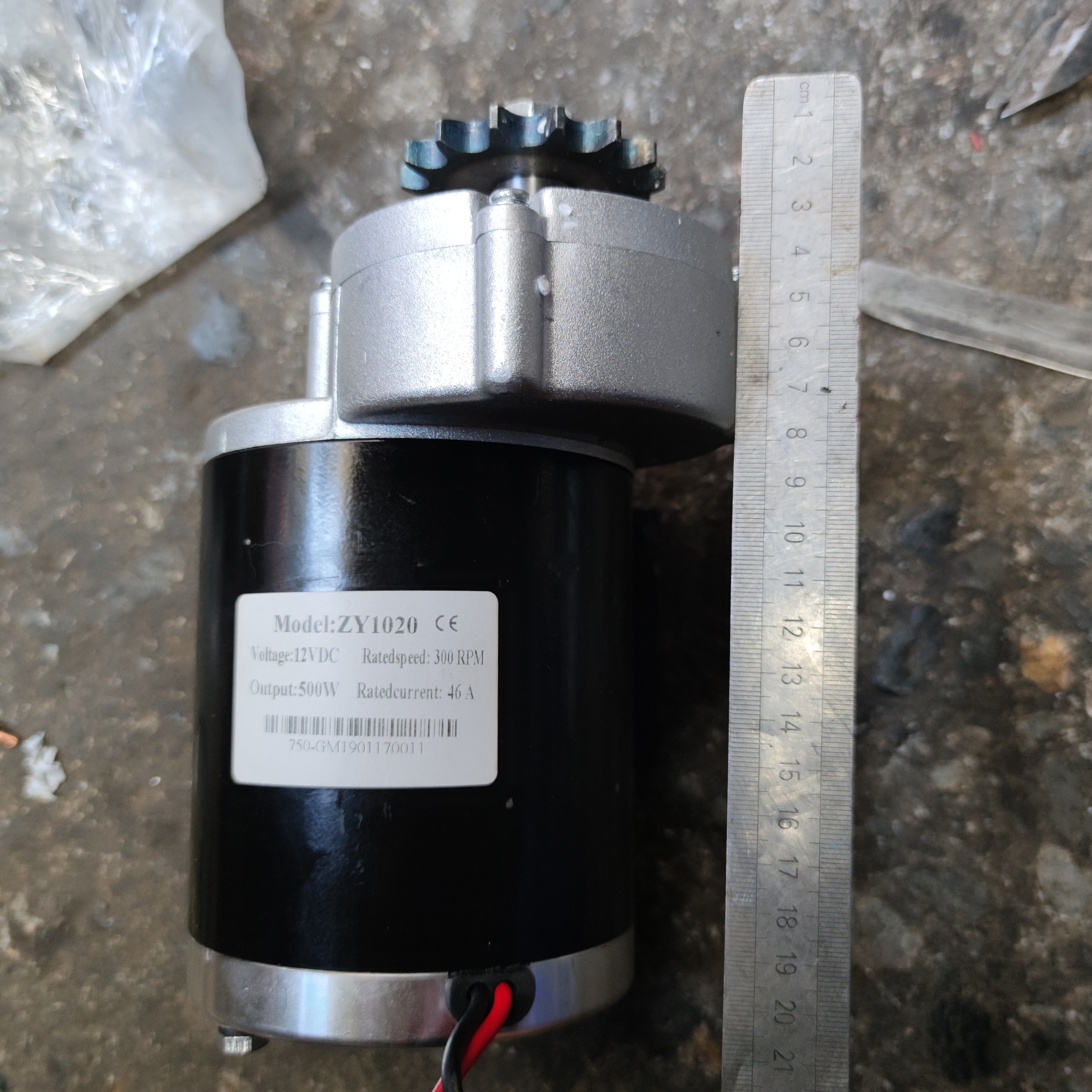 Motor giảm tốc 12v 500w dòng tải nặng