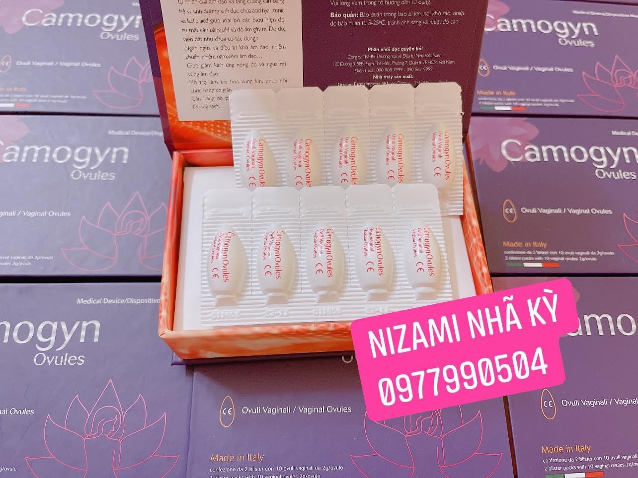 [HCM]Viên đặt phụ khoa Camogyn hộp 10 viên