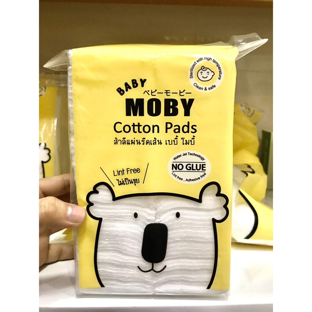 Bông Miếng Moby Baby Cỡ Nhỏ (100 miếng/gói)