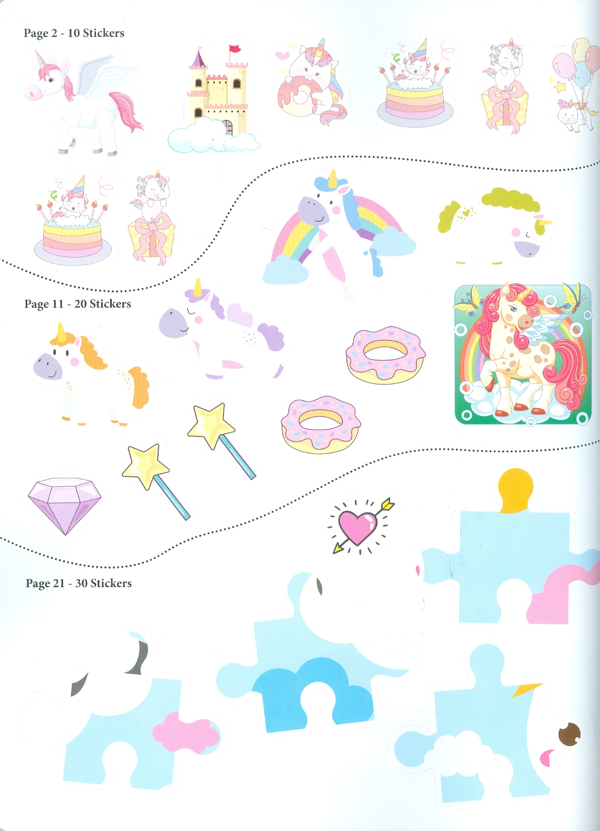 Unicorn - Sticker And Activity Book (Chú Kỳ Lân - Sticker Và Sách Tô Màu)
