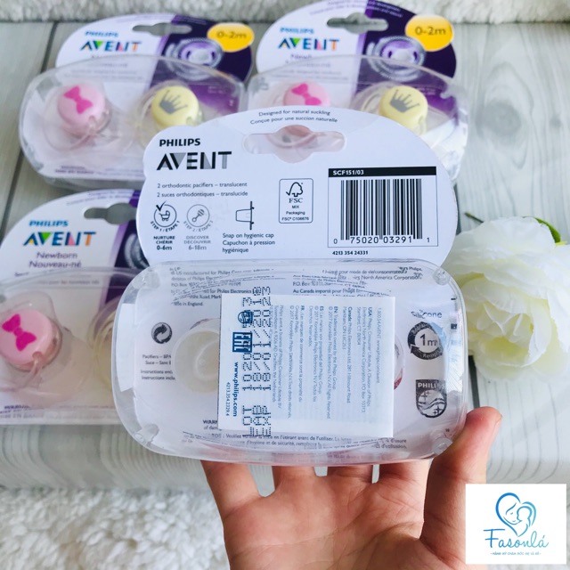 [HCM]Set 2 Ty Giả Philips Avent 0-2M
