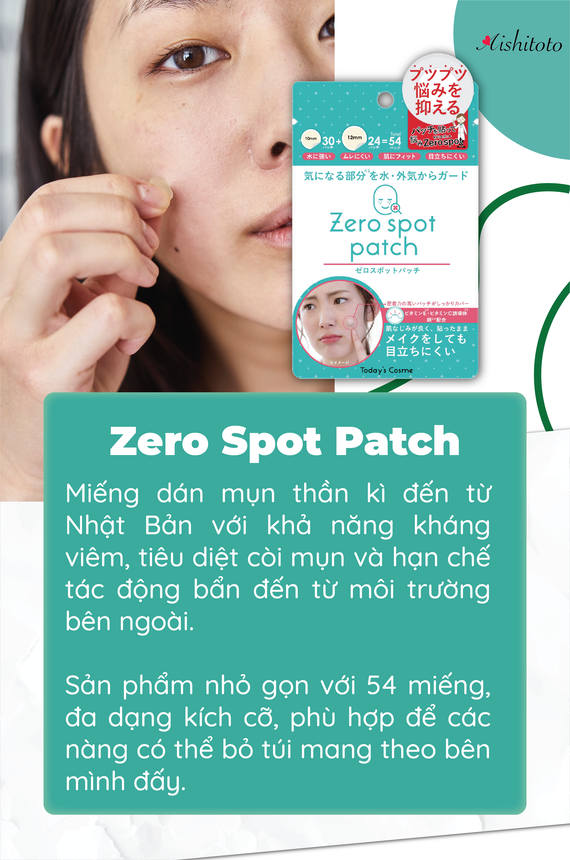 Miếng Dán Mụn Zero Spot Patch (54 miếng)