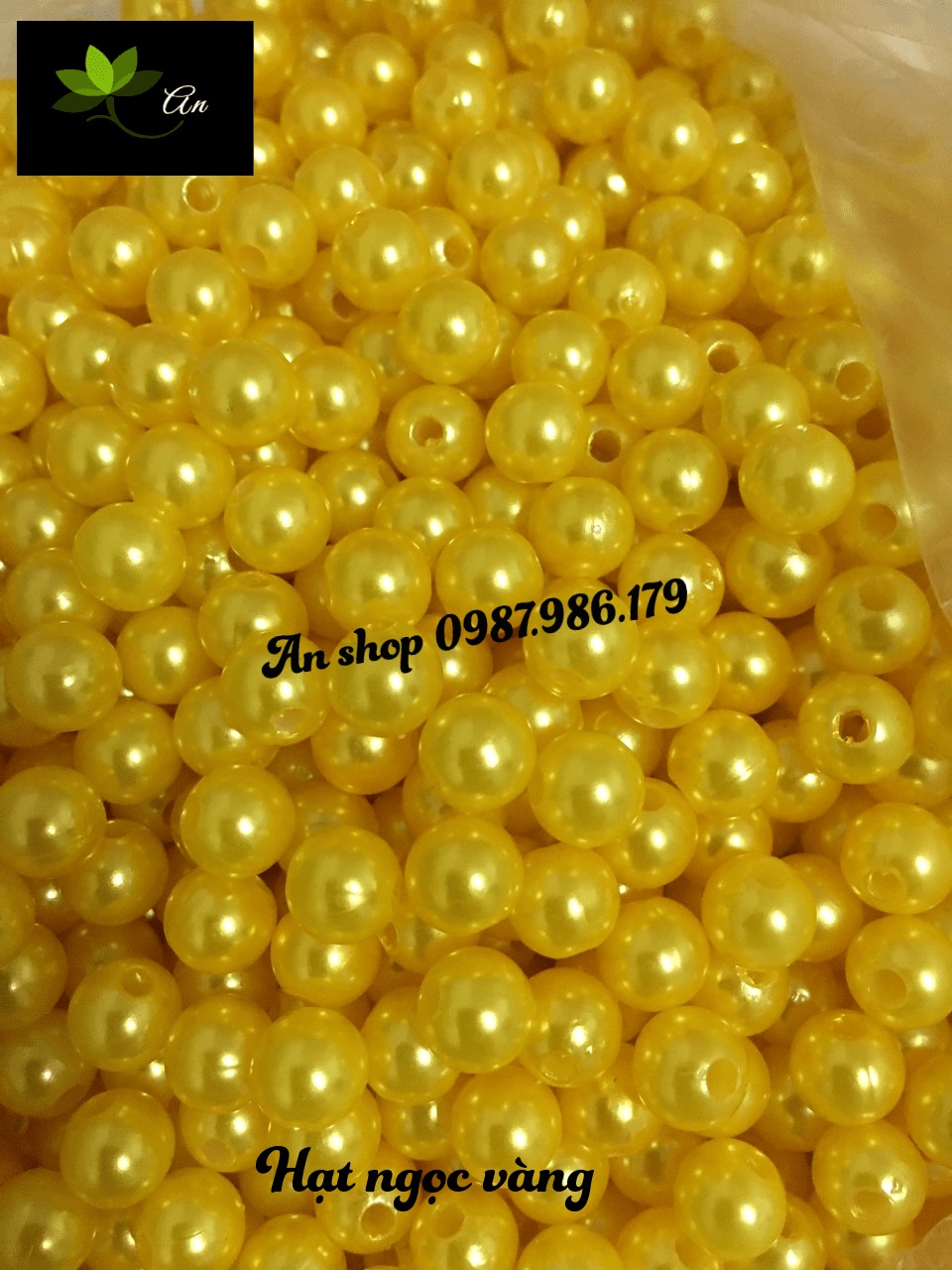 Hạt cườm 8mm nguyên liệu làm đồ handmade 100gr (Được trộn màu)