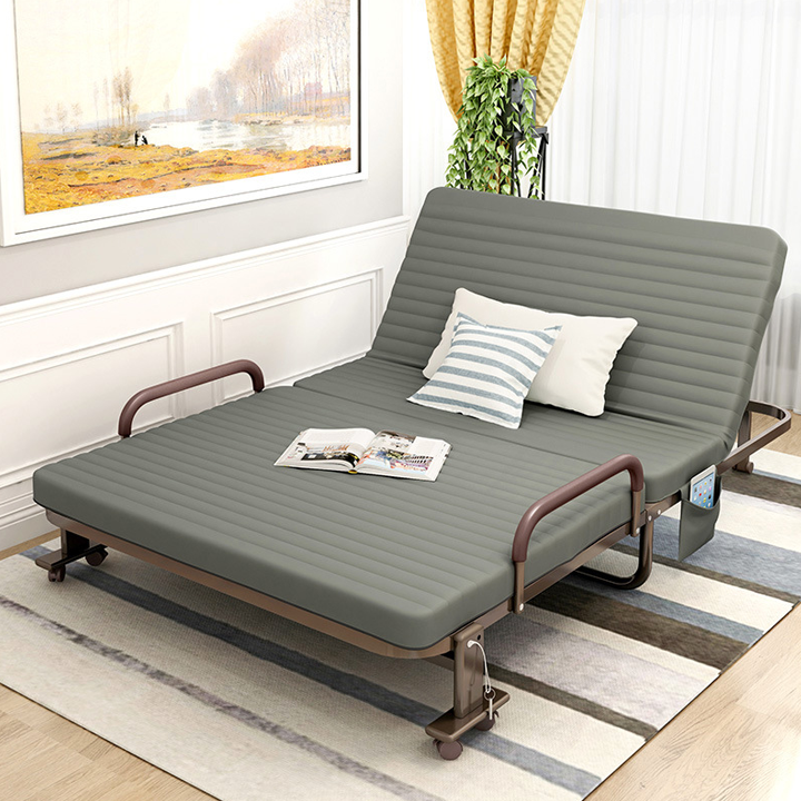 Giường Sofa 1m2 X 1m92 Gấp Gọn Phong Cách Hàn Quốc - Sofa Giường Đa Năng