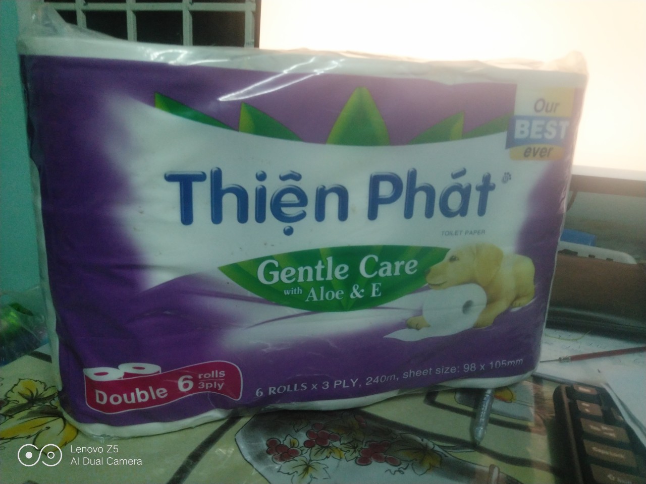 Giấy vệ sinh Thiện Phát 6 cuộn