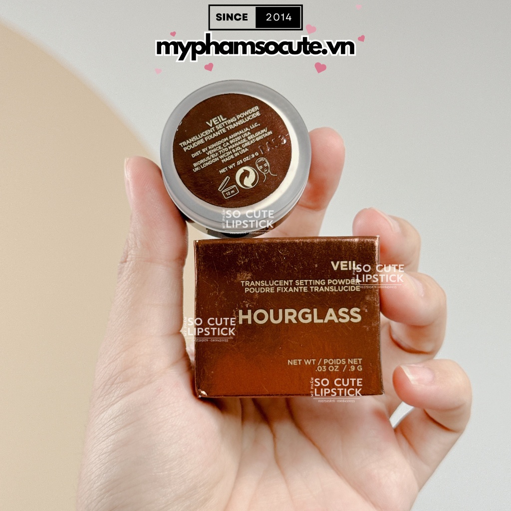 Phấn phủ Hourglass Veil Translucent Setting Powder Mini 0.9g - Fullsize 10.5g
