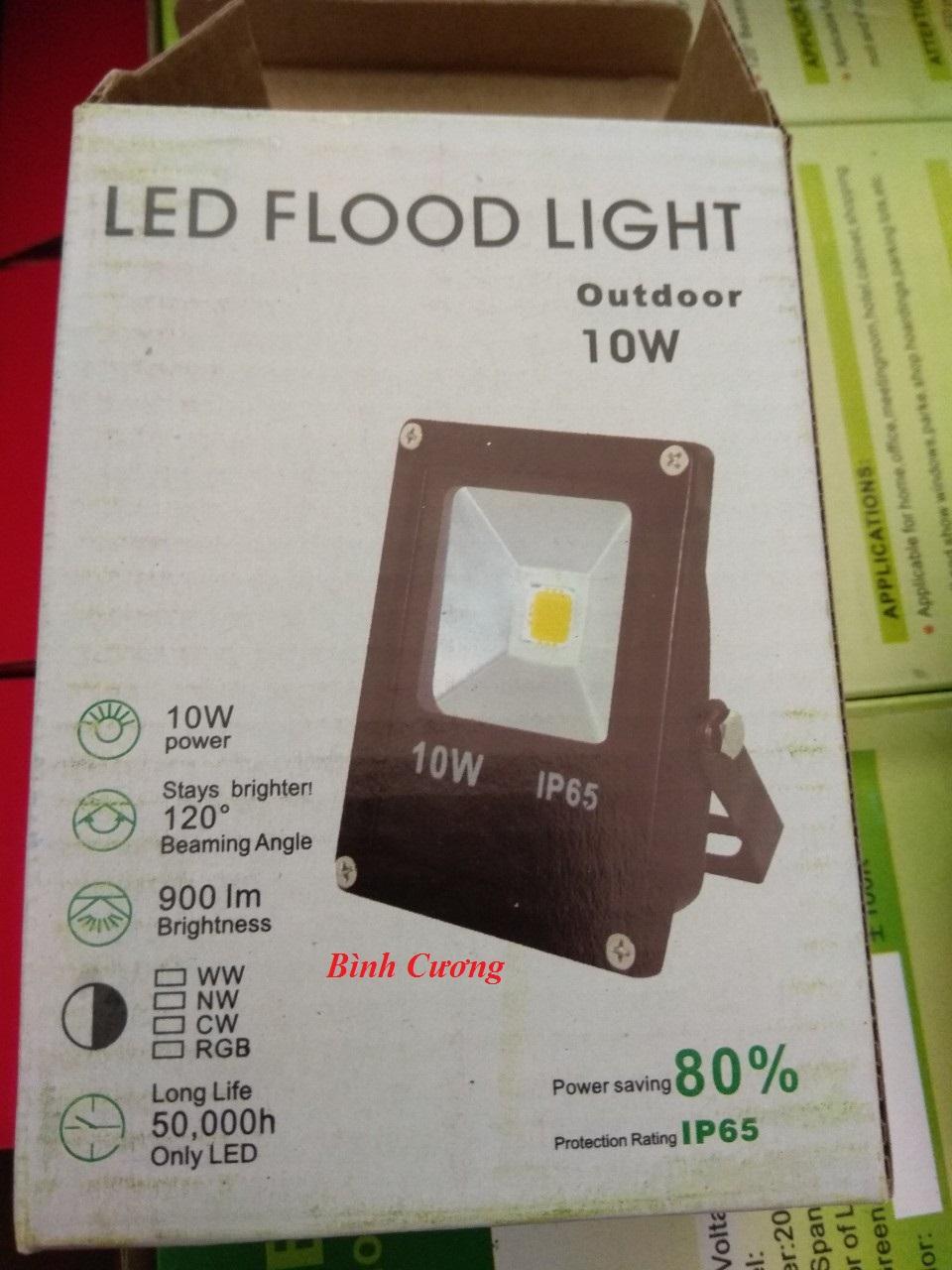 Đèn pha Led 10W mỏng IP65