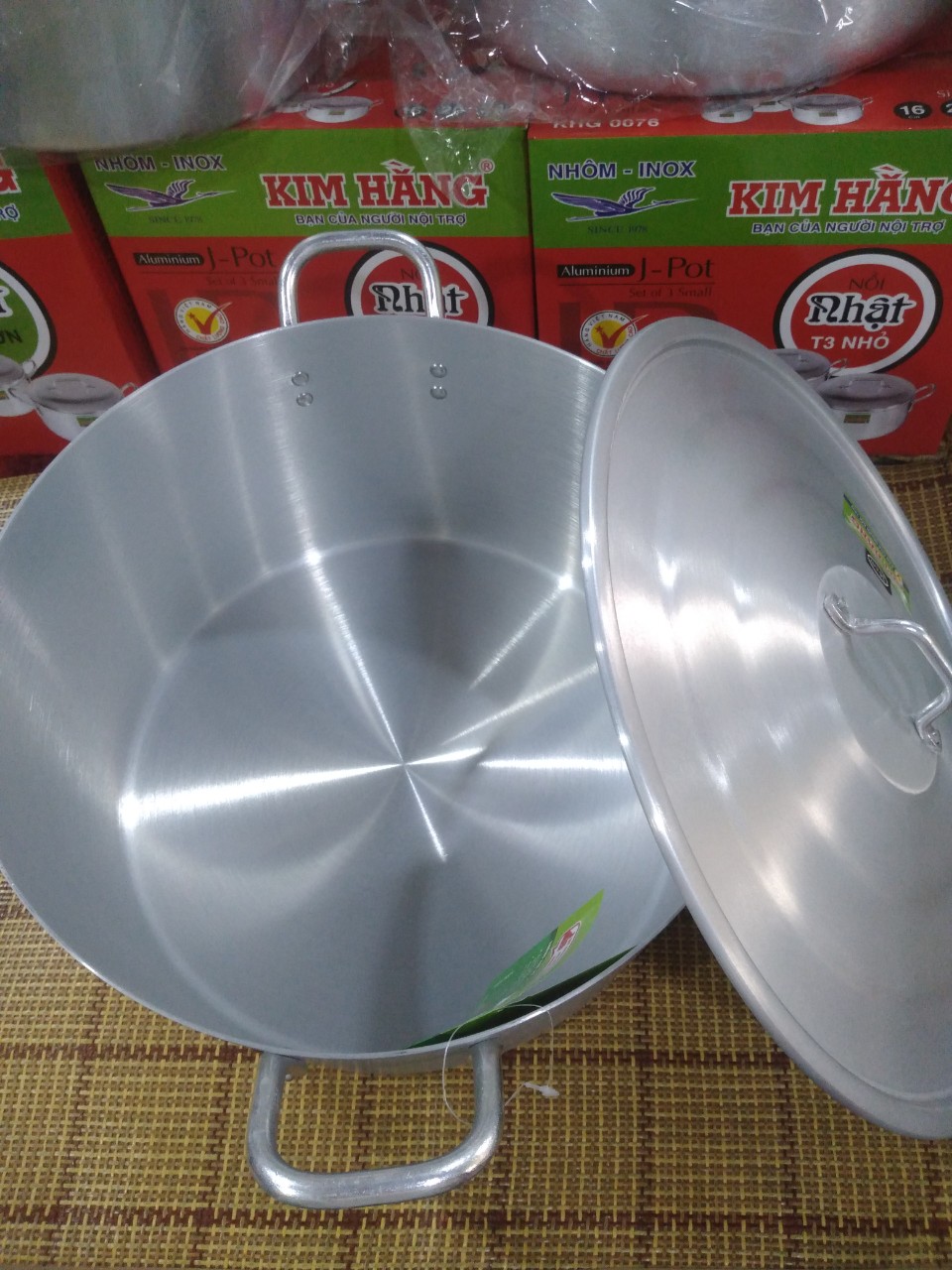 Nồi nhôm dày Kim Hằng 34cm