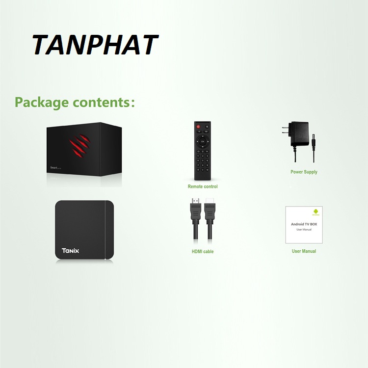 Android TV Box Tanix W2 - Amlogic S905W2, Android 11, RAM 2G/16G Wifi AC Bluetooth