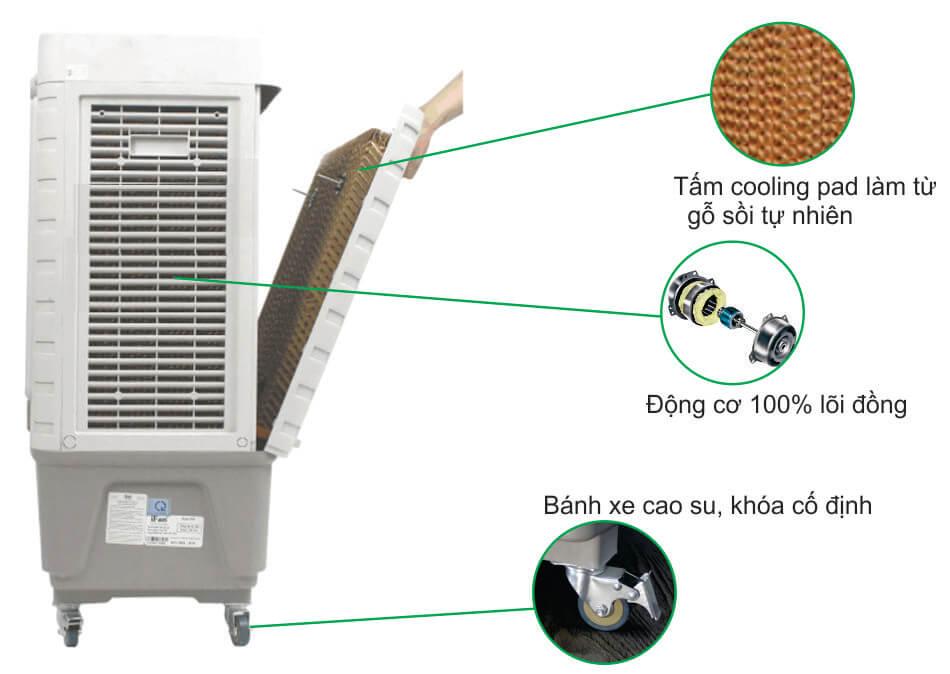 [Trả góp 0%]Quạt Làm Mát Hơi Nước Có Remote IFAN-650