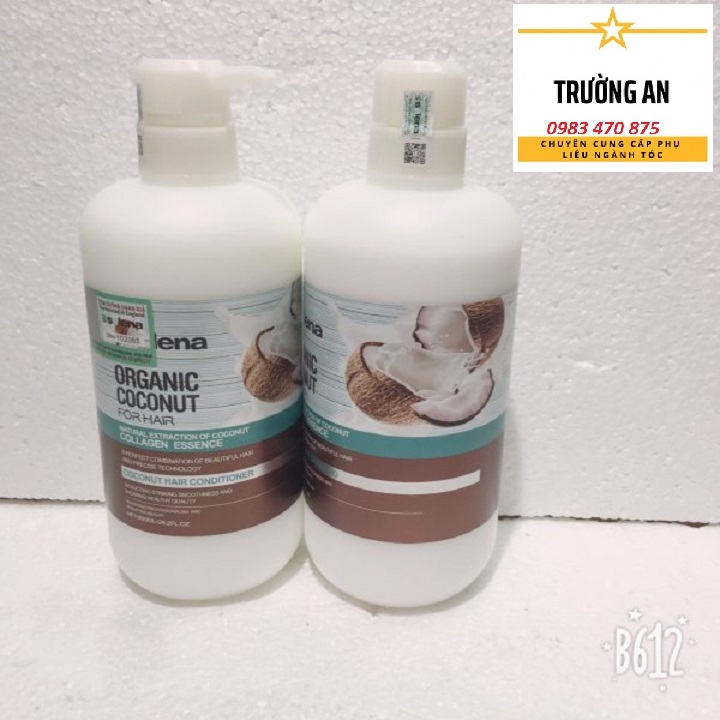 Dầu gội và xả tinh chất dừa